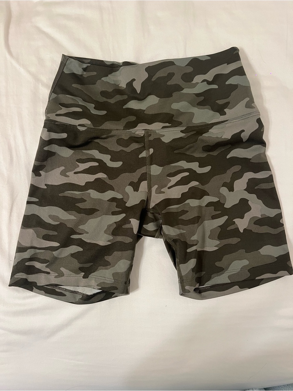 Pink Camo Women’s Biker Shorts